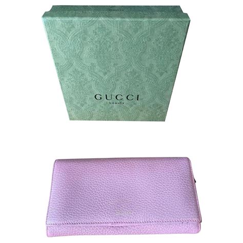 portefeuille gucci rose|Portefeuilles Luxe Femme .